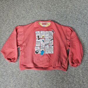 Vtg PIVOT RULES Embroidered Fine Cotton Golf Sweater Sweatshirt Crewneck RARE